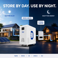Sistema de Almacenamiento de Energía Solar con Batería LiFePO4 Personalizada de 51.2V 942Ah 48kWh, ESS Doméstico con Función de Calefacción para Climas Fríos en Rusia
