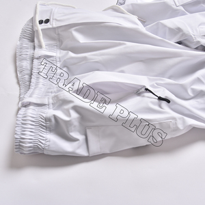 Tissu extérieur coupe-vent imperméable en polyester doublé polaire isolé pour l'hiver pour hommes, chaud et léger, grande taille, avec fermeture éclair - Product Image 4