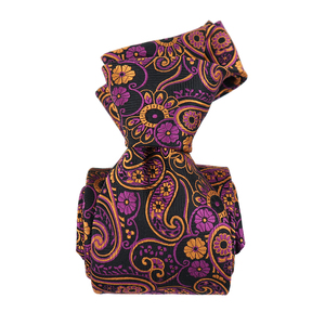 Corbata de Seda Jacquard con Diseño Paisley Floral, Marca Privada OEM, Logotipo Personalizado, Corbata de Lujo Tejida <span class=keywords><strong>para</strong></span> Hombre, Proveedor - Product Image 3