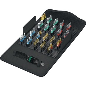 WERA Bit-Safe 61 Piece Slotted/PH/PZD/TX/6-Point <b>Screwdriver</b> Bit <b>Set</b> BiTorsion 1 - Product Image 1