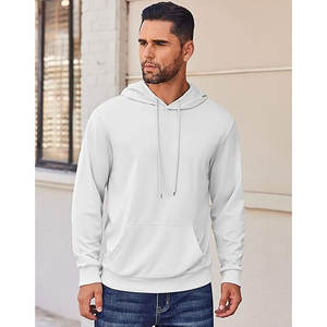 50% Algodón, 50% poliéster Sudadera con capucha de peso medio Fleece Pullover Sudadera con capucha para hombres - Product Image 5