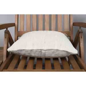 Luxe 16x16 Beige Kilim Patchwork Laine Oreiller Tissé Vintage Moelleux Portable pour Literie Plancher Conception Rustique pour Noël - Product Image 5