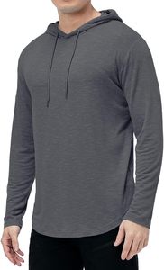 เสื้อฮู้ดผู้ชายสำหรับฤดูหนาว ให้ความอบอุ่น นุ่มสบาย ระบายอากาศได้ดี ดีไซน์ทันสมัย ทรงหลวม สวมใส่สบาย - Product Image 4