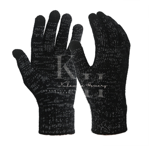 Gants de travail de haute qualité, réutilisables, doux, en coton biologique, pour un usage quotidien en hiver, respirants, compatibles avec les écrans tactiles, écologiques, fabriqués au Pakistan - Product Image 1
