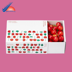 Caja de papel plegable para alimentos para frutas y aperitivos secos-Fácil de montar, ligera y ecológica-Embalaje de papel impreso - Product Image 1