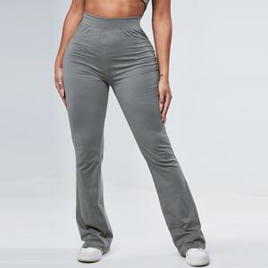 Survêtements évasés personnalisés pour femmes, pantalon à capuche en coton 100% délavé à l'acide, pantalon lourd pour la saison d'hiver, nouvelle Offre Spéciale, meilleure vente - Product Image 3