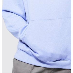 Vente en gros de sweats à capuche décontractés pour hommes avec étiquette personnalisée Patch en chenille brodé en détresse pour la saison d'automne - Product Image 5