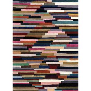 Alfombra Rectangular Abstracta de Lana y Viscosa Hecha a Mano con Técnica Tufted, 4m, 10mm de Grosor, para Sala de Estar o Pasillo - Product Image 1