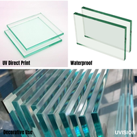Impression UV sur verre, art mural décoratif |   Panneaux de verre imprimés UV personnalisés pour la décoration intérieure |   Œuvre d'art en verre personnalisée