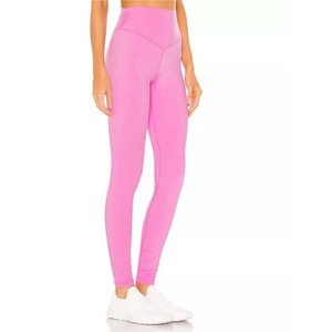 Leggings de sport pour femmes, de haute qualité, décontractés, avec logo personnalisé, taille mi-haute, en coton et élasthanne, respirants et à séchage rapide - Product Image 1