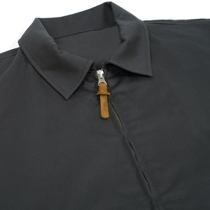 Chaqueta DE TRABAJO acolchada de invierno con cuello vuelto de lona personalizada con bordado y logotipo frontal Estilo vintage con cremallera para hombres - Product Image 3