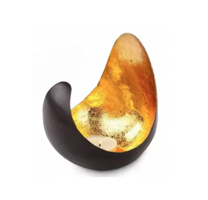 Bougie votive durable en métal de couleur noire mate de luxe pour Noël Halloween décor de Pâques et de mariage vaisselle votives de luxe - Product Image 4