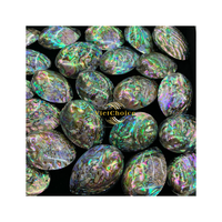 Vietchoice Phoebe Coquille d'huître ovale naturelle noire 60-80mm Nacre Accessoires de bijoux DIY en vrac Corail osseux Troisième