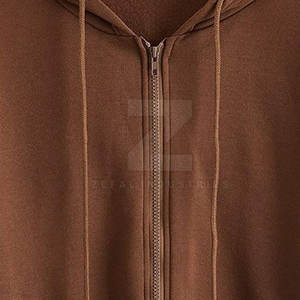 Sweats à capuche avec fermeture éclair pour hommes de grande taille 100% coton tendance et élégant de haute qualité en stock - Product Image 2