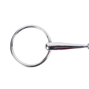 Broca de anillo suelto articulada de boca hueca, broca de filete de caballo de acero inoxidable, tachuela ecuestre, equipo de entrenamiento y equitación - Product Image 4