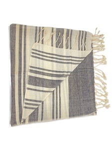 100% Cotton Floral Striped Printed Fouta Shawl/Beach <b>Towel</b> Summer Fashionable Long Scarf for Adults Custom Designs for Daily Use - Product Image 5