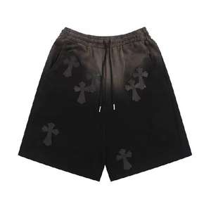 Pantalones Cortos de Algodón 100% Personalizados para Hombre, Estilo Vintage Desgastado con Efecto Ácido, de Secado Rápido, Casuales, de Alta Calidad, Venta al por Mayor - Product Image 6