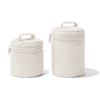 Benutzer definierte runde wasserdichte Recycling-Reise-Toilettenartikel-Organizer-Tasche mit Griff Damen Make-up Kosmetik tasche