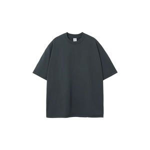 เสื้อยืดแขนสั้นผู้ชายผ้าคอตตอน/โพลีเอสเตอร์ ระบายอากาศ แห้งเร็ว สีพื้น ทรงปกติ สวมใส่สบาย ยอดนิยม - Product Image 3