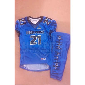 Conjunto de camiseta de fútbol americano para hombre, fabricación de Pakistán, mejor Material, sublimación de logotipo personalizado, diseño propio, OEM corto - Product Image 2