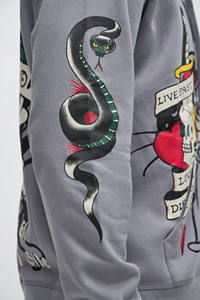 OEM High Quality Zipper 100% Cotton <b>Fleece</b> Functional Heavyweight 380gsm Cropped Embroidery Patch Screen Print Winter Men <b>Zip</b> - Product Image 5