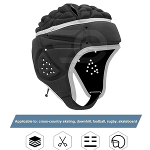 High Impact Rugby Helmets Breathable Comfort Fit Adjustable Chin Strap Sports Headgear For Rugby Players Protection During Games - Product Image 6