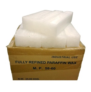 ขายตรงจากโรงงาน 56-58 ขี้ผึ้งพาราฟินใสบริสุทธิ์สำหรับทำเทียน - Product Image 3
