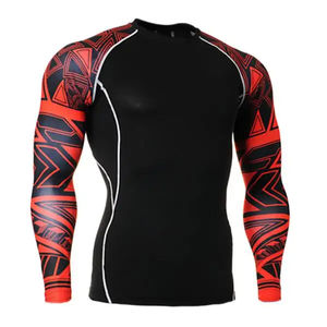 การออกแบบ OEM การบีบอัดยามผื่น mma, oem mma rashguard, ที่กําหนดเอง sublimated พิมพ์ยามผื่นบุรุษ 2024 ทําการออกแบบของคุณเอง - Product Image 3