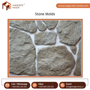 Molde de piedra de silicona decorativo de pared de chapa cultivada al por mayor duradero de calidad superior altamente demandado a precio de fábrica - Product Image 4