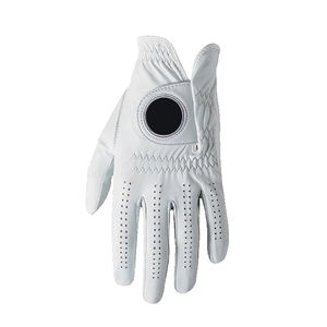 Gants de golf en cuir Cabretta durables sur mesure OEM, antidérapants, à doigts entiers, marque privée, pour droitiers - Product Image 1