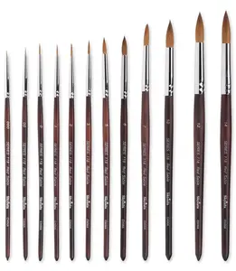 Skyist S118 16 tip different Red Sable hair watercolor paint brush round head brush sketch detail model painting brush