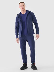 Hombres Casual Slim Fit Ligero Full Zip up Sudadera con capucha de manga larga con Cordón-Servicio OEM disponible - Product Image 3