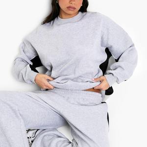 Sudadera de Algodón Informal sin Cordones para Mujer, con Logotipo de Lentejuelas Navideñas Personalizado, Diseño Cuadrado, Suministro ODM, Ropa Deportiva Informal - Product Image 4