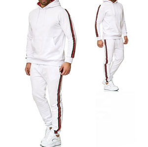 Chándal deportivo informal de alta calidad para hombre, traje de manga larga de 2 piezas, chándal de talla grande para Fitness al por mayor para la temporada de primavera - Product Image 6