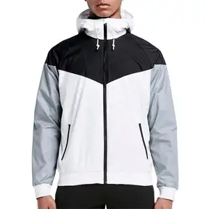 Windbreaker Jackets 2023 Custom Softshell Jacket Cheap Nylon Rain Proof Jacket OEM Pockets Spandex Men Soft Pockets Spandex