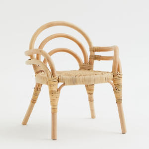 Chaise en rotin pour bébés, enfants, tout-petits, chaises de cuisine durables, décoration de salle à manger - Product Image 1