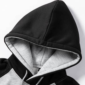 100% coton blanc épais français éponge luxe qualité poids lourd surdimensionné ajustement personnalisé impression logo femmes sweats à capuche et sweat-shirts - Product Image 3