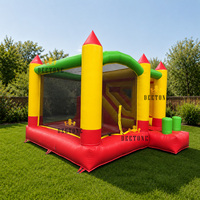 Vente chaude Parc de jeux commercial Parcours d'obstacles Château gonflable Thème licorne