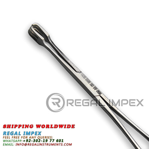 Regal Impex RI-<b>PS</b>-1038 Surgical Grade German Stainless Steel Clamp <b>3</b> <b>3</b> Teeth 6 1/4 Inches Forceps CE Certified OEM Branding - Product Image 3