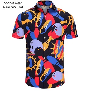 AOP Short sleeve Casual <b>shirt</b> for men - Product Image 2