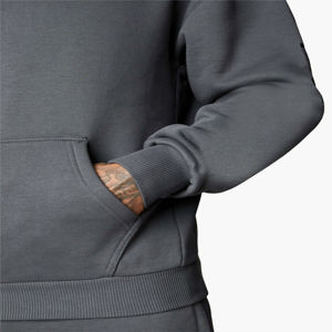 Conjunto Deportivo de Dos Piezas de Alta Calidad, Sudadera Lisa para Hombre, 100% Algodón de Felpa, Conjunto Deportivo con Capucha Extra Grande Personalizado para Hombre - Product Image 3