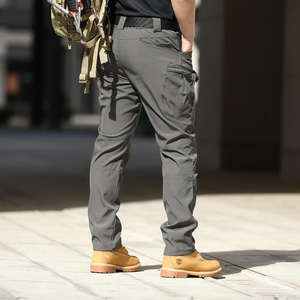 กางเกงคาร์โก้ใส่ได้ทั้งชายและหญิงวัสดุแนวสตรีทแฟชั่นทนทานสไตล์ทรงหลวมสำหรับการเดินทางและชุดกีฬา OEM - Product Image 3
