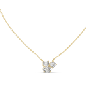 1.48 CT Lab-Created VVS-VS EF CVD Diamond Pendant <b>Necklace</b> 18KT, 14KT, Rose, Yellow, White Gold Elegant Fine Jewelry - Product Image 2