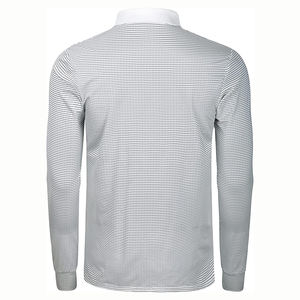 Camiseta Polo de Manga Larga Personalizada para Hombre, Transpirable y Cómoda, Diseño Sólido, Antiarrugas - Product Image 3