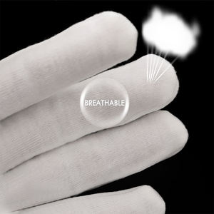 Uitstekende Kwaliteit Interlock Witte Inspectie Zweetabsorptie Katoen Custom Logo En Maat Multifunctionele Werkhandschoenen - Product Image 2