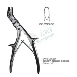 Rongeur de Hueso Beyer de Alta Calidad, Curvo, Doble Resorte, Acero Inoxidable, Manual, CE ISO13485, Instrumento Quirúrgico - Product Image 6