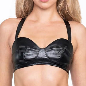 Sujetador de cuero personalizado sin olor, sujetador de tamaño preciso para mujer, diseño Sense Comfort Bra, estilo Oem bajo, PVC de Alta Luz - Product Image 1