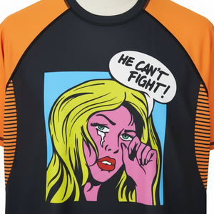 Rashguard professionnel MMA Karaté à manches courtes, haut d'entraînement compressif, extensible et ajusté, en Spandex et Polyester 200 GSM, durable - Product Image 2