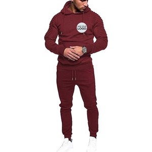 Tracksuit Hoodie Joggers 2pc Set Printed Solid Fleece Sweatsuit Streetwear Maternity Tracksuits - Product Image 3