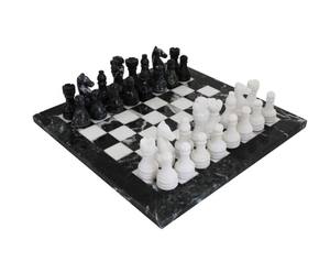 Handcrafted Marble Chess <b>Table</b> Inlaid Design Versatile Use for Bedroom Living Room Outdoor Dining Hotel or Apartment - Product Image 4